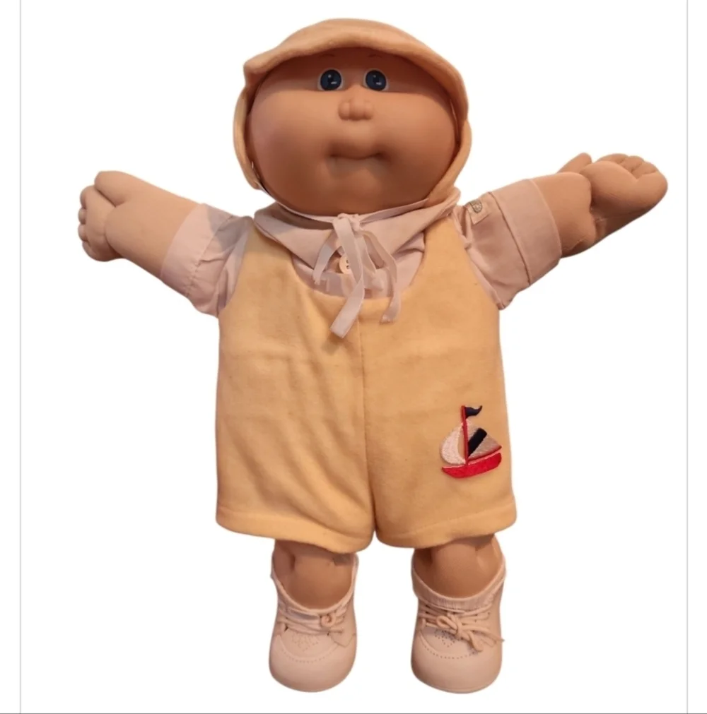 Vintage 1982 Cabbage Patch Kids Preemie Doll Xavier Roberts Blue Signature - Picture 3 of 14